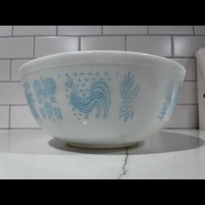 Vintage Pyrex Amish Butterprint Large Mixing Bowl 4qt